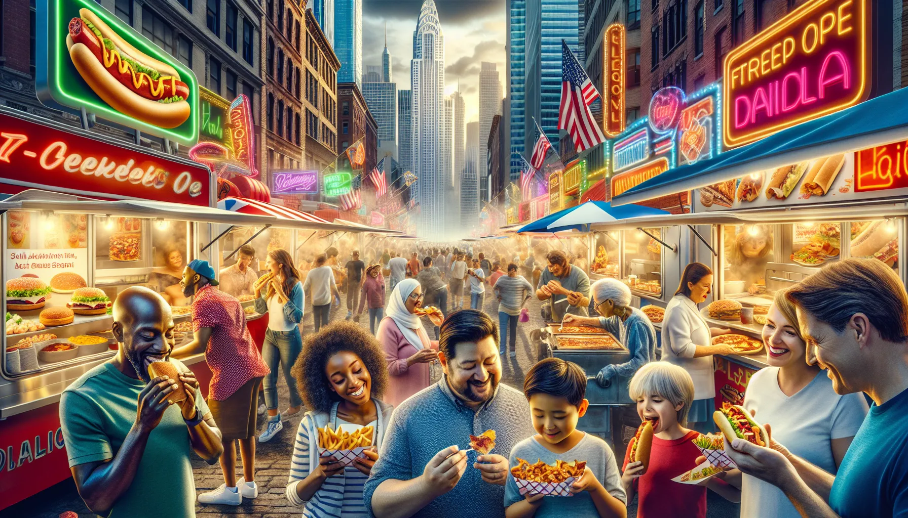 american street food